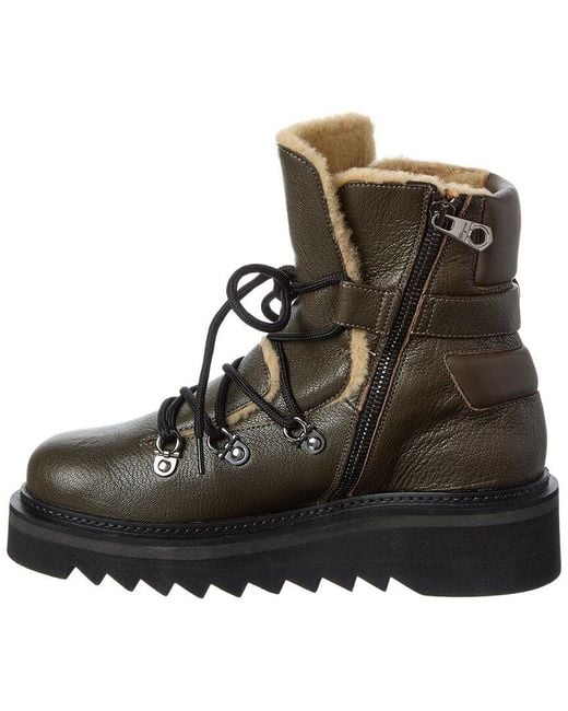Ferragamo Black Elimo Leather Boot