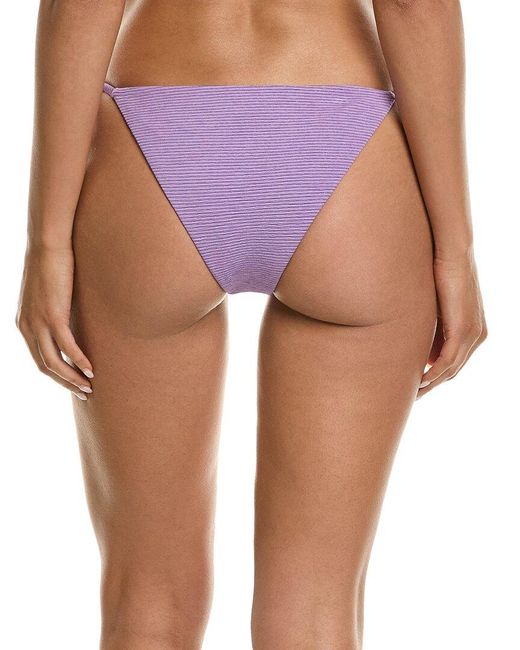 Mara Hoffman Purple Lei Bikini Bottom