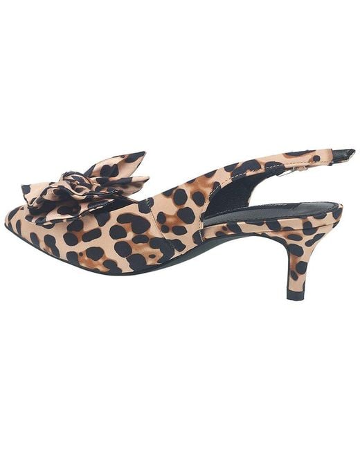 French Connection Multicolor Ladies Quinnbow Slingback Kitten Heel