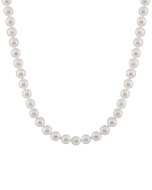 Masako Pearls White 14k 6-6.5mm Akoya Pearl Necklace