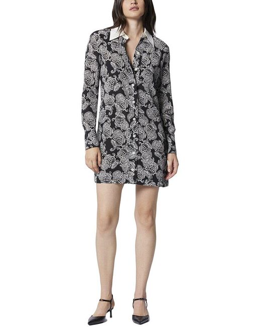 Equipment Black Gabriela Silk Shirtdress