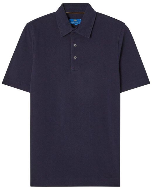 Robert Talbott Blue Lion Polo Shirt for men