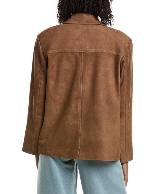Lamarque Brown Suede Blazer