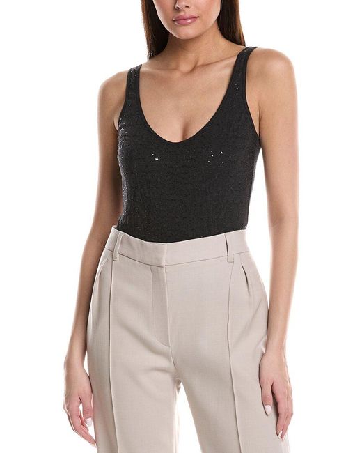 Brunello Cucinelli Black Bodysuit