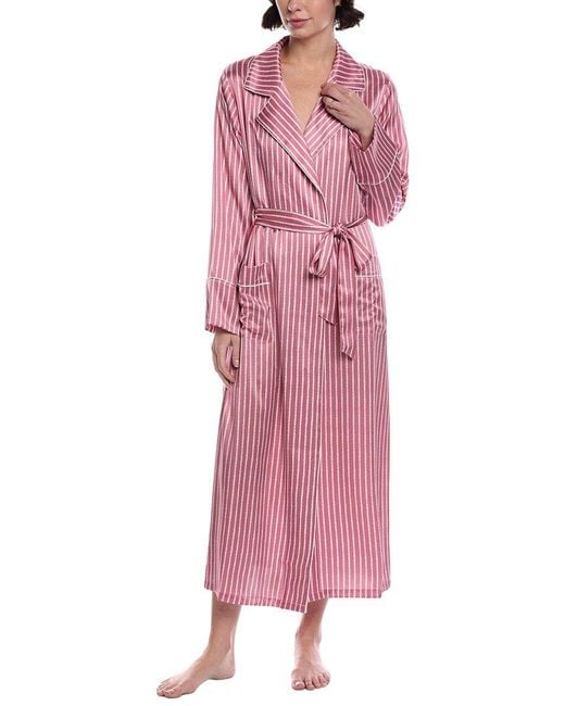 Petite Plume Pink Silk Robe