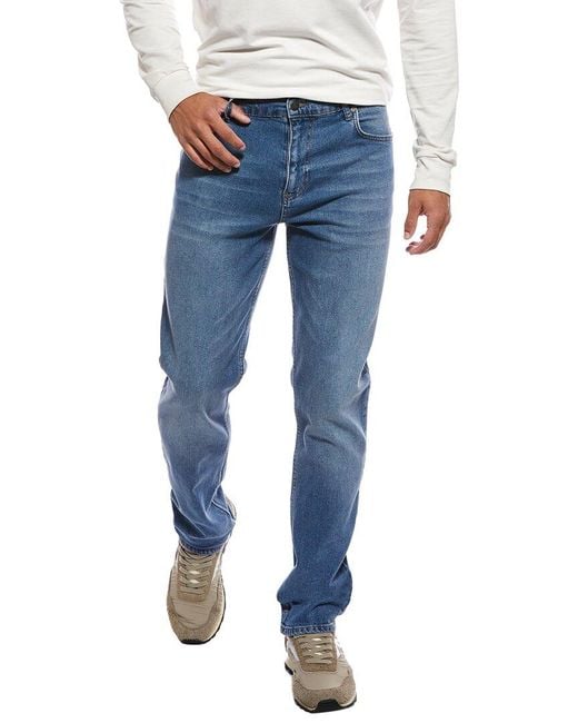 Roberto Cavalli Blue Straight Washed Jean