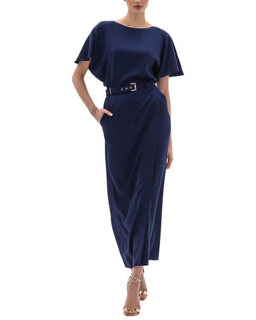 BGL Blue Midi Dress
