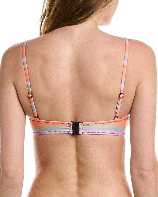 Tanya Taylor Black Lexa Bikini Top