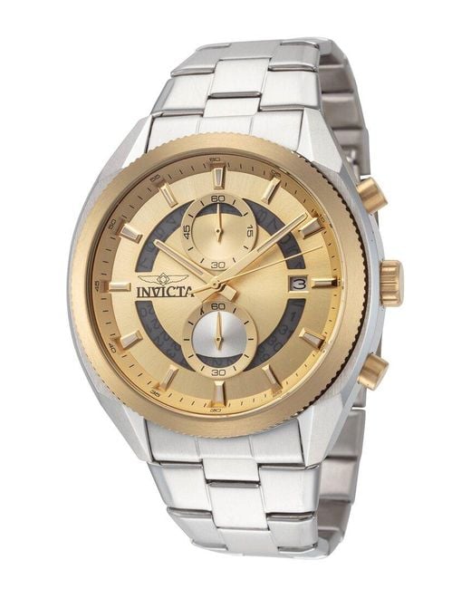 INVICTA WATCH Metallic Watch for men