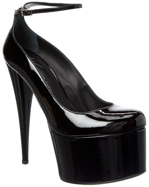 Giuseppe Zanotti Black Yana 90 Platform Pump