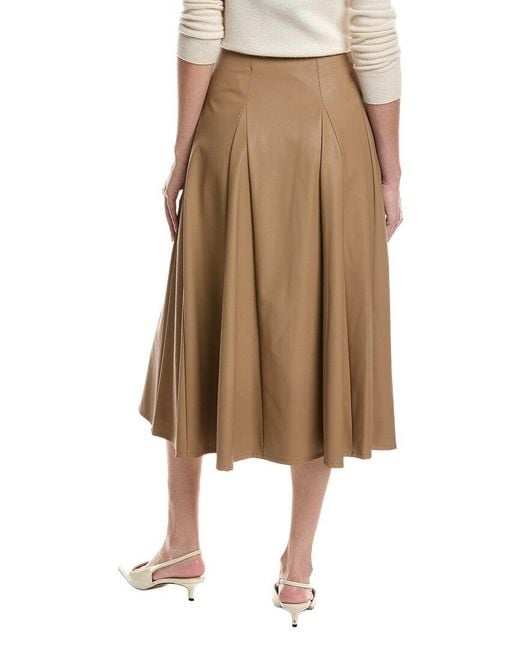 Max Mara Brown Nocera Jersey Skirt