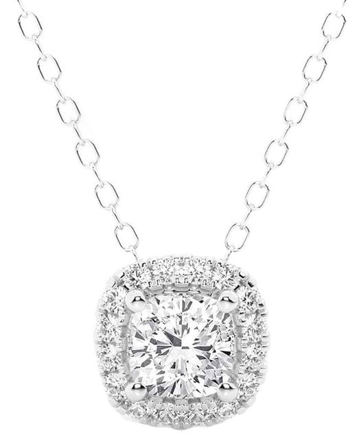 Lab Grown Diamonds White 14K 1.00 Ct. Tw. Lab-Grown Diamond Pendant