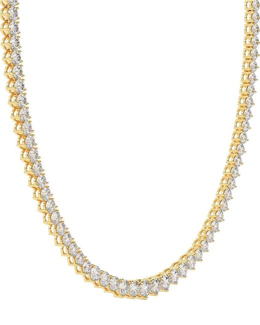 Lab Grown Diamonds Natural 14K 10.00 Ct. Tw. Lab-Grown Diamond Necklace