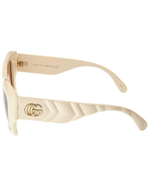 Gucci Natural GG0808S 53mm Sunglasses