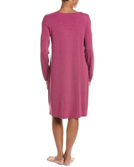 Hanro Red Soft Jersey Nightgown