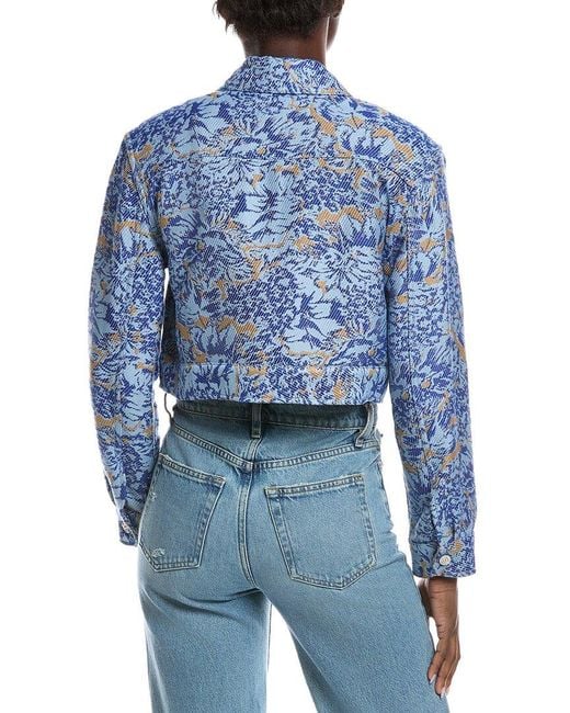 10 Crosby Derek Lam Blue Marc Jacket