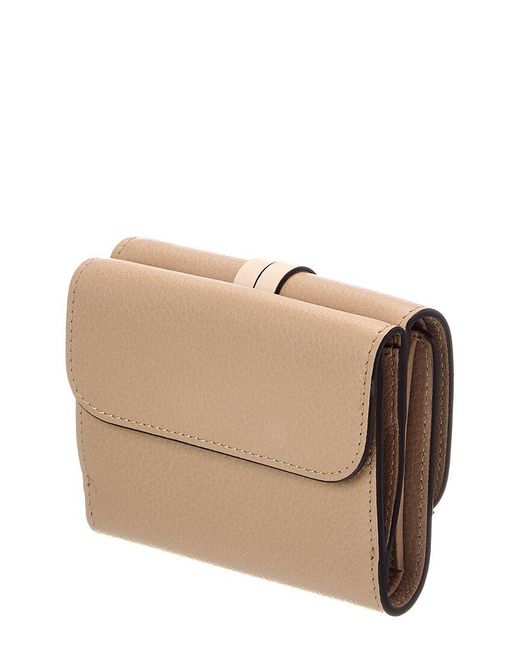 Chloé Natural Leather Small Wallet