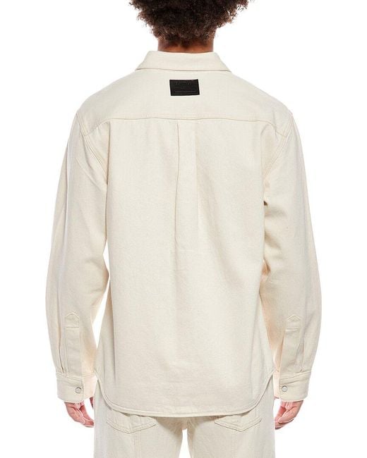 Helmut Lang White Denim Classic Shirt for men