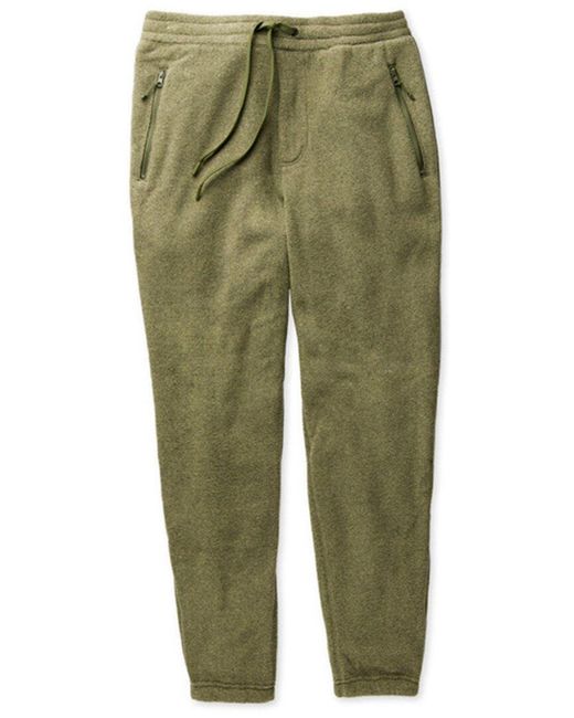 Outerknown Green Fogbank Fleece Pant for men