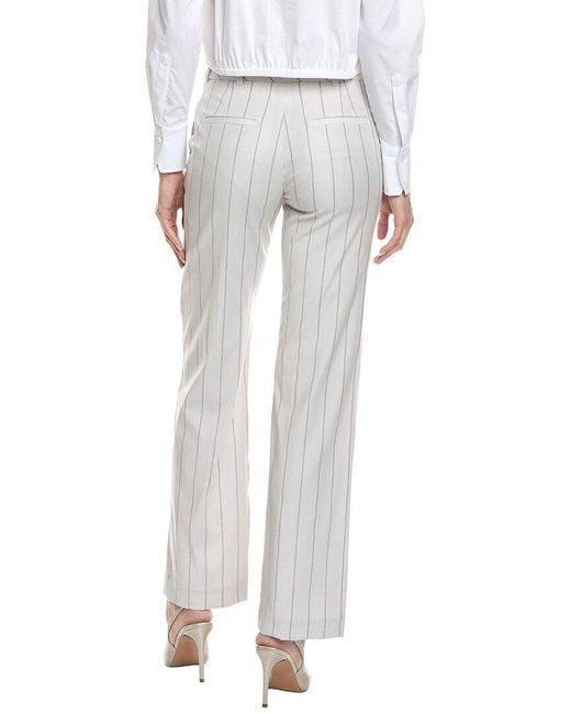 Eleventy Gray Wool-Blend Pant