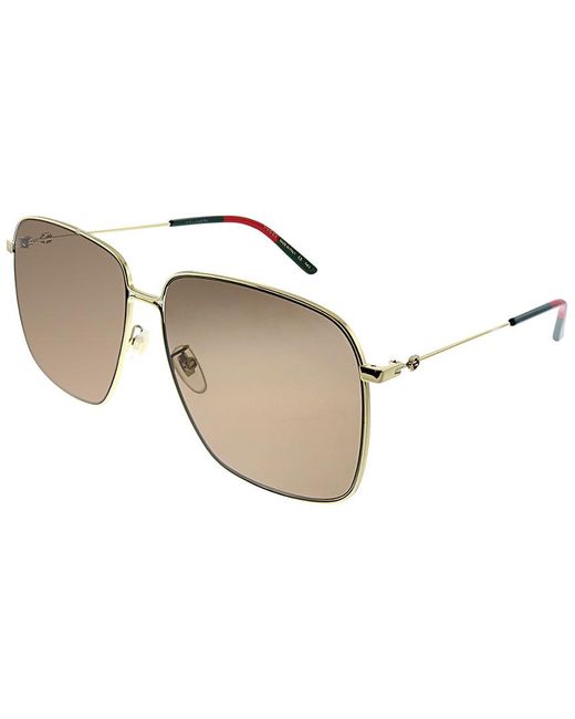 Gucci Metallic GG0394S 002 Women's Sunglasses