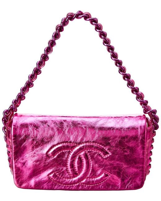 Chanel Metallic mini flap bag Womens Fashion Bags  Wallets Tote Bags  on Carousell
