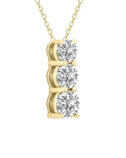 Lab Grown Diamonds White 14K 2.00 Ct. Tw. Lab Grown Diamond Necklace