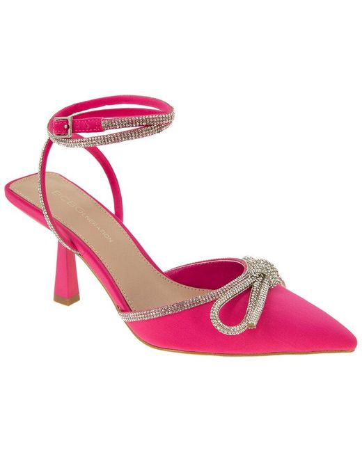 BCBGeneration Ildy Satin Pump in Pink Lyst UK