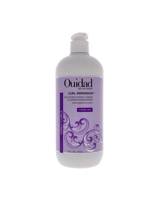 Ouidad Purple 16Oz Curl Immersion No-Lather Coconut Cream