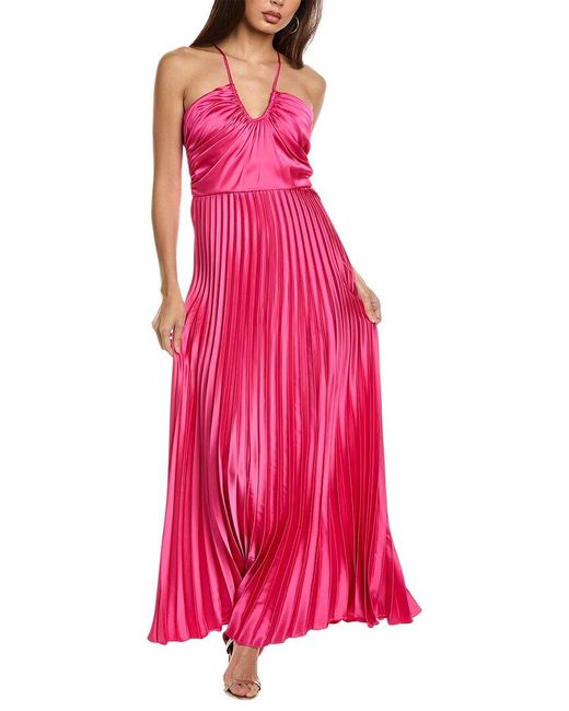 Julia Jordan Pink Maxi Dress