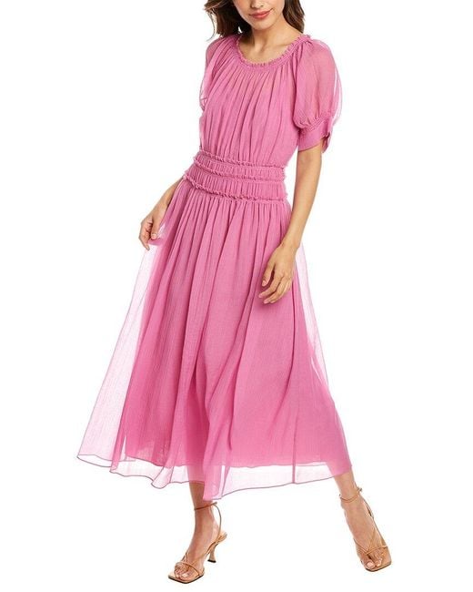 rebecca taylor purple dress