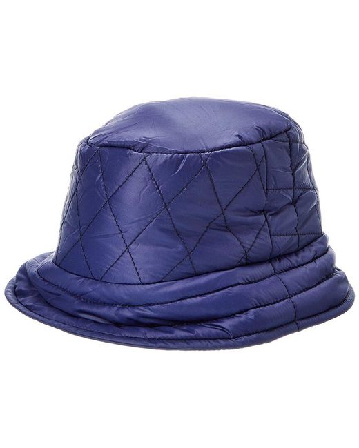 La Fiorentina Blue Puffer Bucket Hat