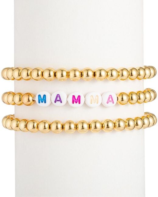 Eye Candy LA Metallic Titanium Mamma Bracelet