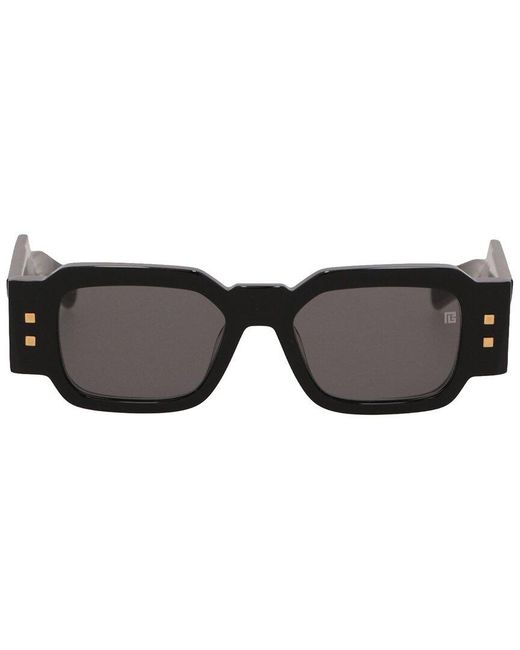Balmain Black Bps191 52Mm Sunglasses