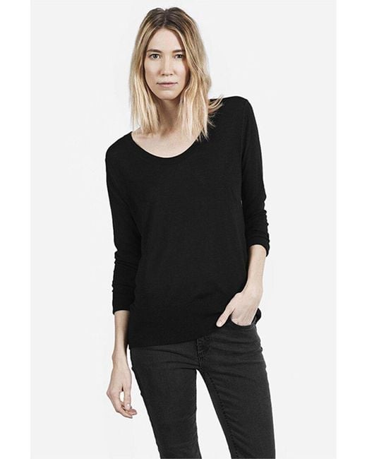 Everlane Black The Luxe Sweater
