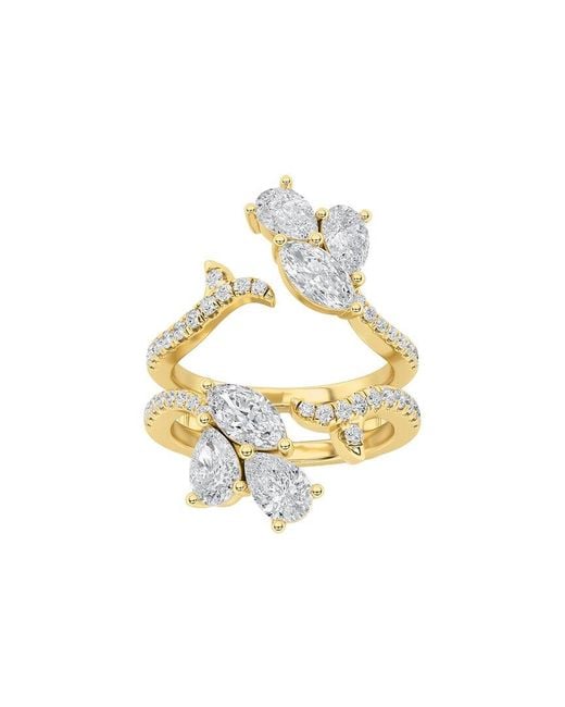 Lab Grown Diamonds Metallic 14K 2.00 Ct. Tw. Lab-Grown Diamond Ring