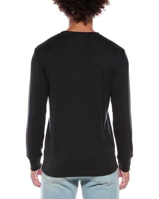 Theory Black Essential T-shirt for men