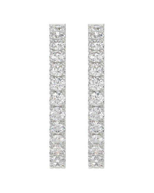 Ethos Creations White 14K 3.00 Ct. Tw. Lab-Grown Diamond Earrings