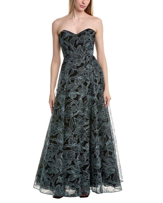 Amsale Green Gown