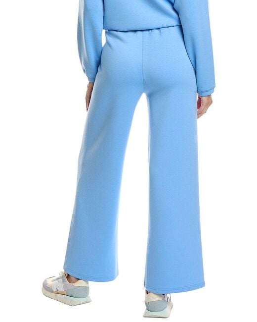 Vintage Havana Blue Cloud Fleece Wide Leg Pant