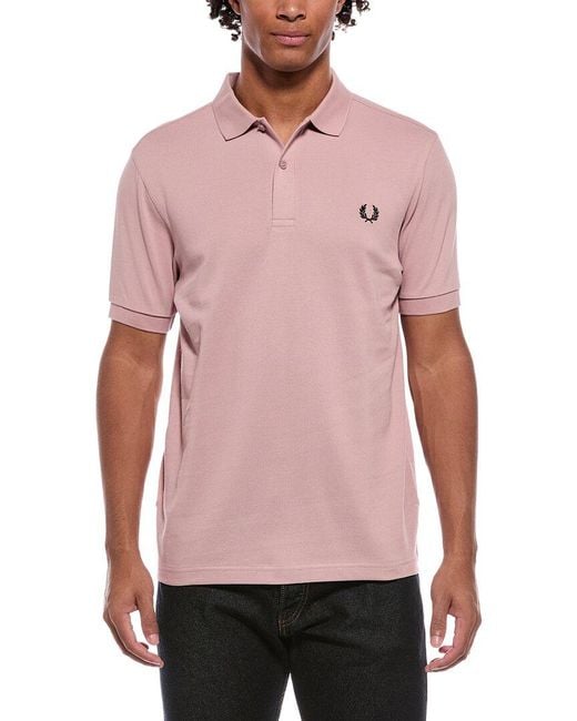 Fred Perry Red Pique Polo Shirt for men