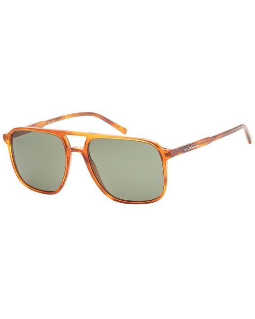Dolce & Gabbana Metallic Dg4423 58mm Sunglasses