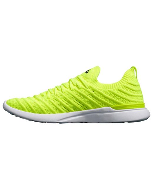 Athletic Propulsion Labs Yellow Techloom Wave Sneaker