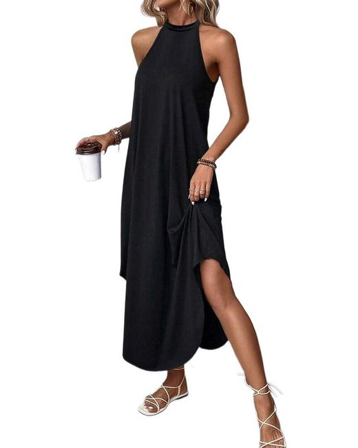 Emma way Black Midi Dress