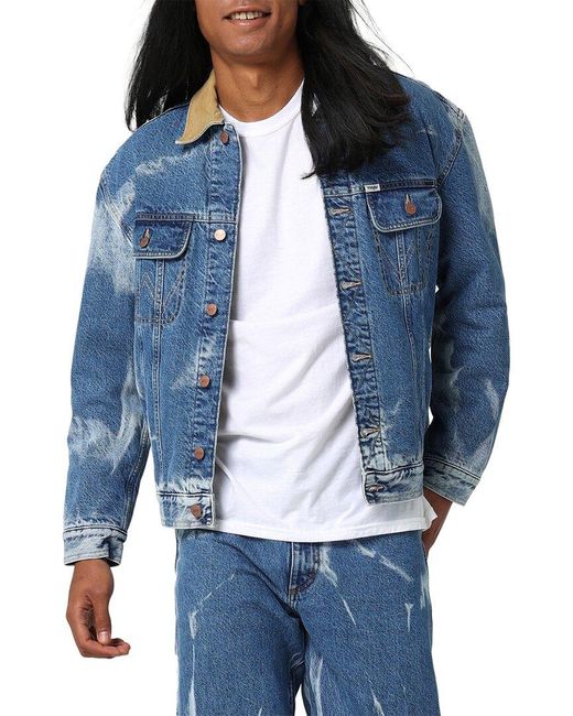 Wrangler Blue Denim Jacket for men