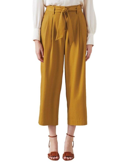 L.K.Bennett Yellow L.K.Bennett Almeida Trouser
