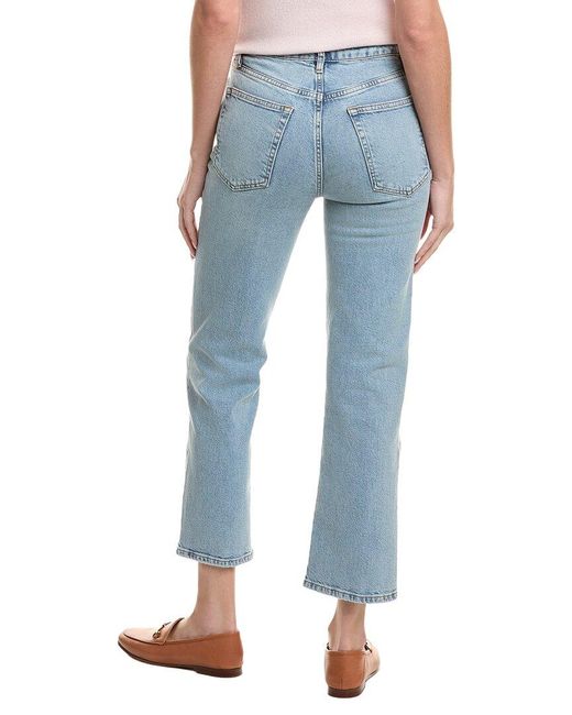 FRAME Blue The Ruler Dolly Crop Jean