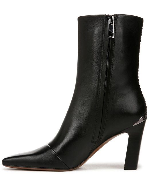 Franco Sarto Black Briar Leather Bootie