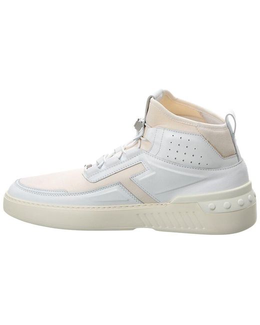 Tod's White X No_code Leather High-top Sneaker for men