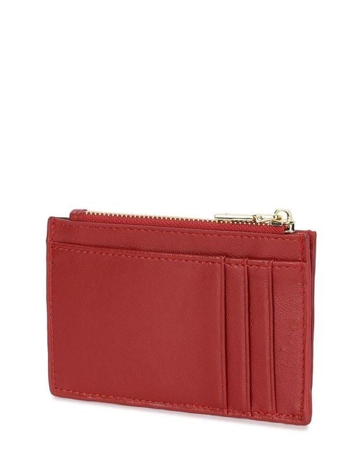 Tiffany & Fred Paris Red Leather Wallet
